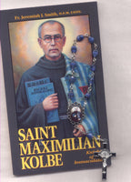 Maximillian Kolbe Knight of The Immaculata book and rosary Combo07