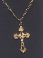 Gold Plated Crucifix Chain necklace NCK56