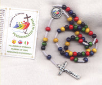 Jubilee 2025 Rosary Wood Beads on Cord JB02