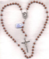 St Francis of Assisi Brown Acrylic Ultralink Rosary