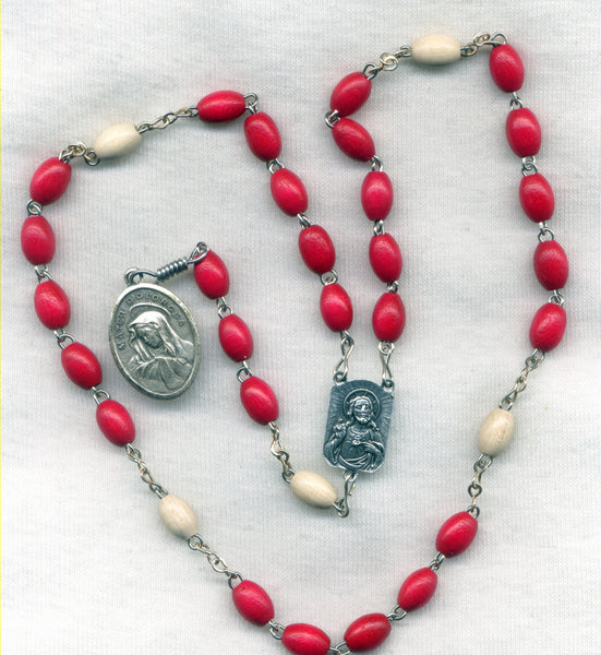 5 Holy Wounds Devotion Prayer Chaplet Beads CH12