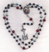 7 Sorrows Servite Rosary Our Lady of Seven Sorrows Heart Beads 7S12
