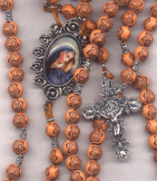 7 Sorrows Rosary Mother of Sorrows Roses Servite cord rosary 7S19