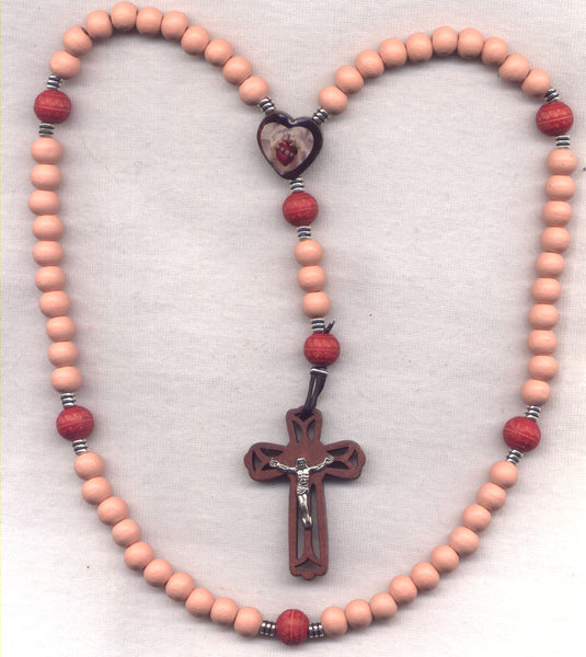 Brigittine Cord Rosary Sacred Heart Immaculate Heart Sacred Heart BR01
