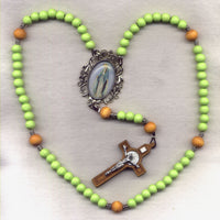 Brigittine Cord Rosary Our Lady of Grace St Benedict Medal crucifix BR02