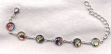 Colour Pictures Small Silver Chain Bracelet BR028