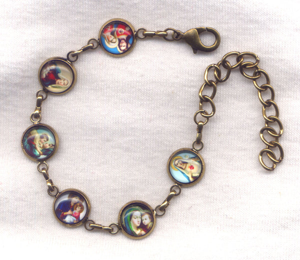 Colour Pictures Small Bronze Chain Bracelet BR029