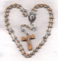 Brigittine Rosary St Anthony of Padua glass beads BR56