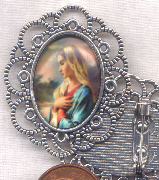 Purest of the Pure Blessed Virgin Mary Brooch each BRCH03H