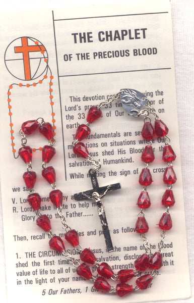 Precious Blood of Jesus Novena Beads  Econo model CH01-A