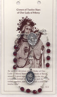 Our Lady of Mercy Crown of Twelve Stars Novena Beads  CH03