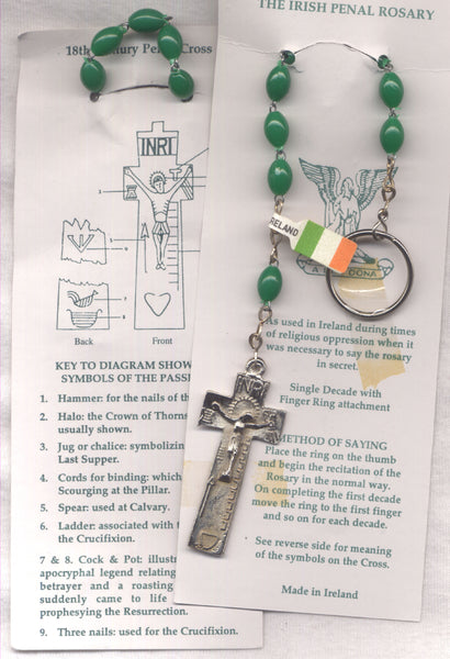Irish Penal One Decade Chaplet Contains the Whole Faith CH08