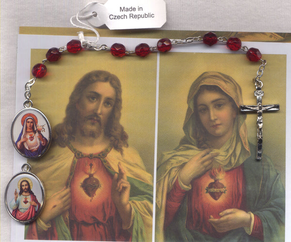 7 Minute Chaplet Sacred Heart of Jesus Immaculate Heart of Mary CH18