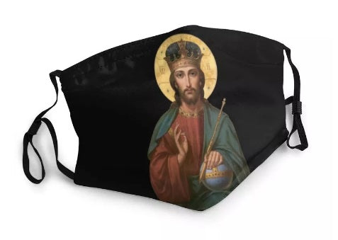 Christ the King Blessing Washable Face Mask MK06