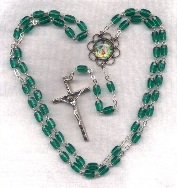 Guardian Angel Birthstone Rosary GR100A May
