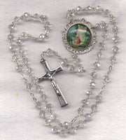 Guardian Angel Rosary AB Crystal beads GR47 April