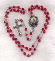 Jesus the Good Shepherd Rosary Ruby July GR65