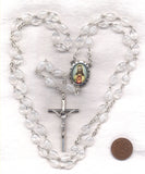 Sacred Heart of Jesus rosary Crystal April GR76