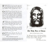 Holy Face of Jesus prayer leaflet 12/pkg IT129