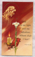 God Is My Light and My Salvation holy card 5/pkg IT207
