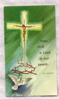 Your Will O Lord is Our Peace Ordination Anniversary holy card 100/pkg IT215