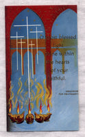 Feast of Pentecost Confirmation holy card 5/pkg IT227