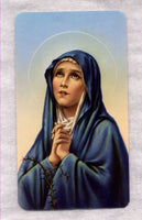 Mother of Sorrows Mater Dolorosa holy card 5/pkg IT230
