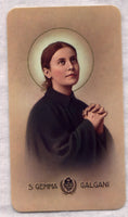 St Gemma Galgani Passionist holy card 5/pkg IT232