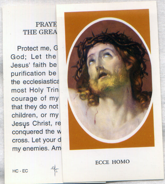 Ecce Homo prayer card 12/pkg IT62
