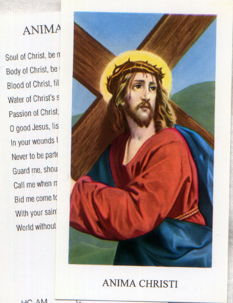 Anima Christi prayer card 12/pkg IT67