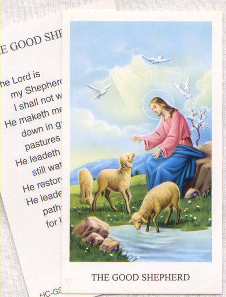 Jesus the Good Shepherd prayer card 12/pkg IT99
