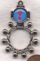 The Divine Child Jesus Metal Pocket Rosary MRP09