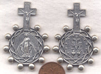 Miraculous Medal Metal Pocket Rosary MRP11