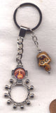 Sacred Heart of Jesus Metal Pocket Rosary Keychain MRP16