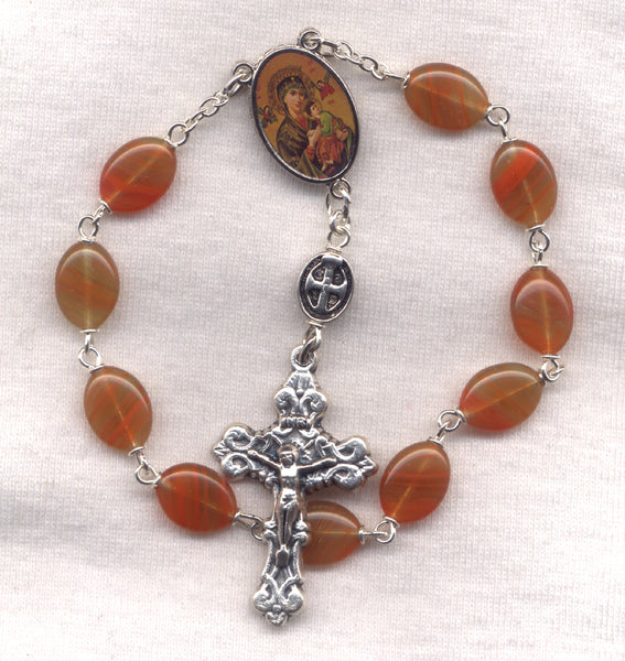 Our Lady of Perpetual Help One Decade Pocket Rosary PKT04
