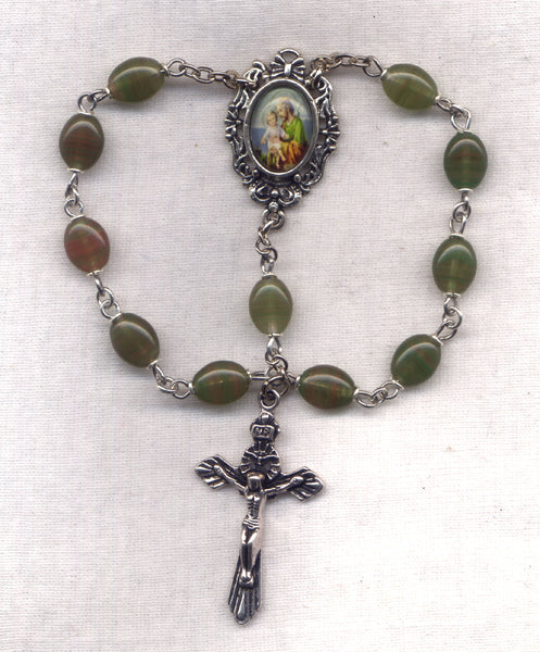 St Joseph One Decade Pocket Rosary PKT17