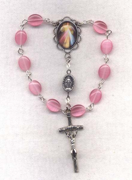 Divine Mercy One Decade Pocket Rosary PKT28