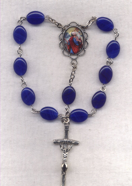 St Christopher One Decade Pocket Rosary PKT30