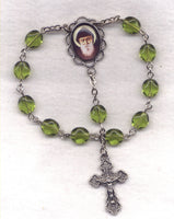 St Charbel Maronite Wonderworker One Decade Pocket Rosary PKT40