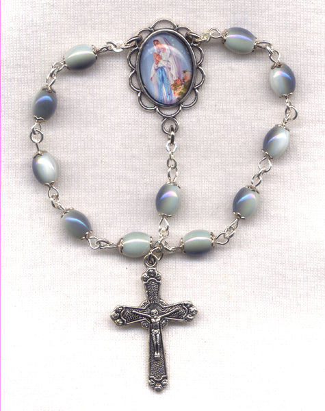 Our Lady of Lourdes Immaculate Conception One Decade Pocket Rosary PKT44