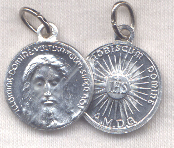 Holy Face of Jesus Medals silver 3/pkg RC269S
