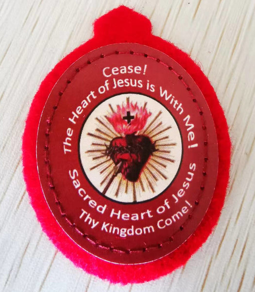 Badge of the Sacred Heart of Jesus Econo each