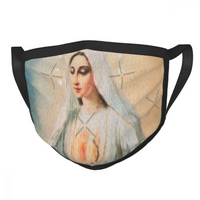 Blessed Virgin Mary non-adjustable washable face mask MSK37
