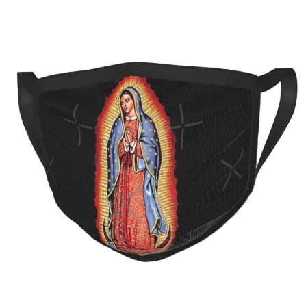Our Lady of Guadalupe non-adjustable washable face mask MK36
