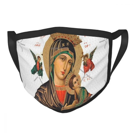 Our Lady of Perpetual Help non-adjustable washable face mask MSK34