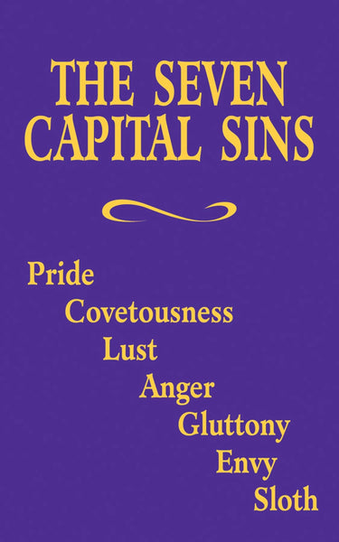 The Seven Capital Sins Booklet for spiritual growth