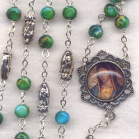 Our Lady of Guadalupe Deluxe Rosary V46 glass beads