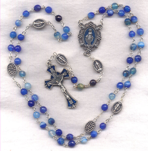 Miraculous Medal Our Lady of Grace Deluxe Rosary V49