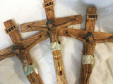 Handmade Wooden Crucifix Carved Corpus limited quantity