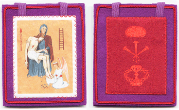 Scapular of Blessing and Protection - Marie Julie Jahenny Adult or Display size each